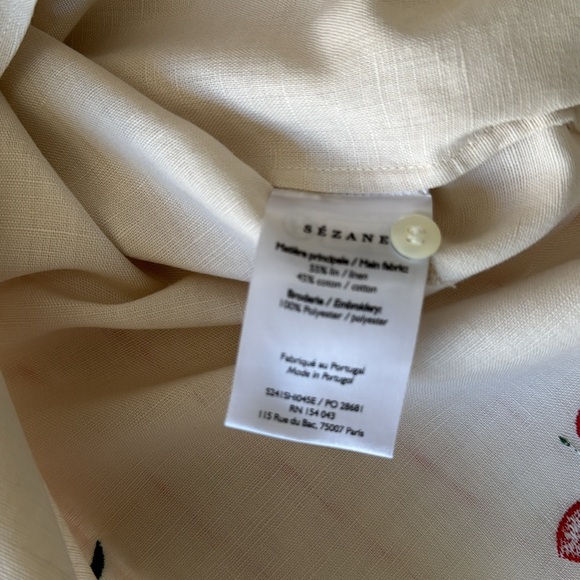 Sézane TOMBOY SHIRT ITALIE SZ 40 gently used - Picture 10 of 10